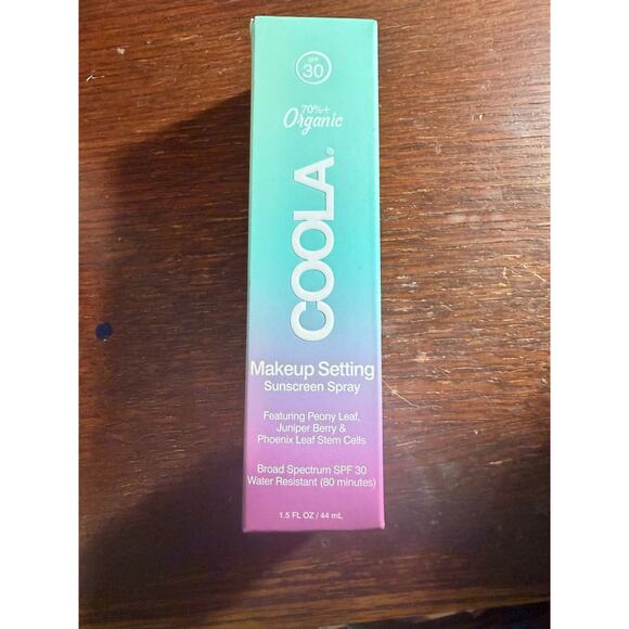 Coola Makeup Facial Setting Spray Organic Sunscreen SPF 30 Vegan 1.5 oz - Picture 3 of 6